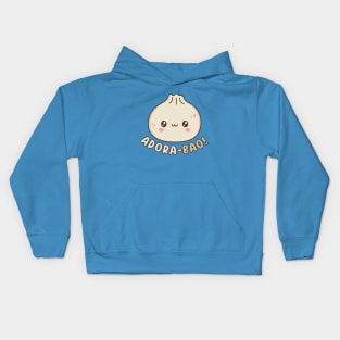 Adora-Bao Cute Kawaii Bao Dumpling Pun Kids Hoodie